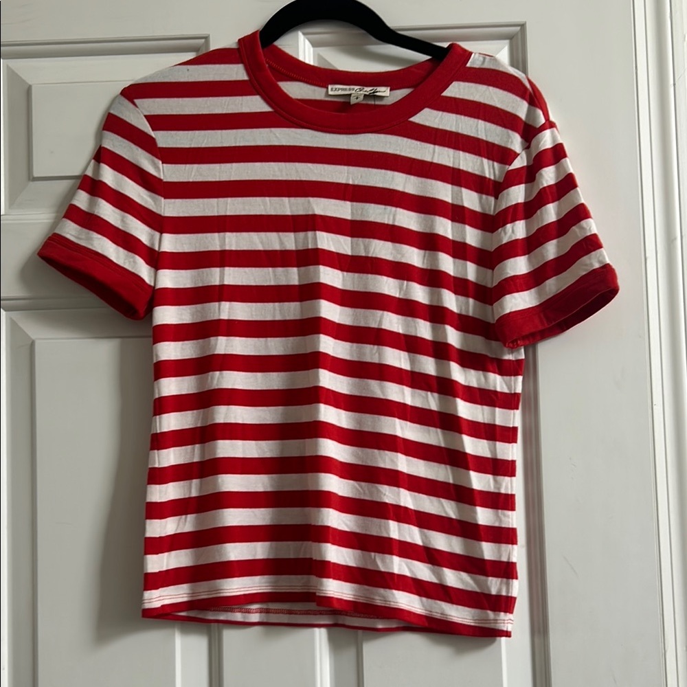 Red and White Striped Shirt
